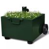 Outdoor Umbrella Stand Plant Pot Green(D0102HEJEHY)