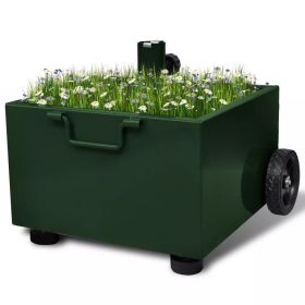 Outdoor Umbrella Stand Plant Pot Green(D0102HEJEHY)