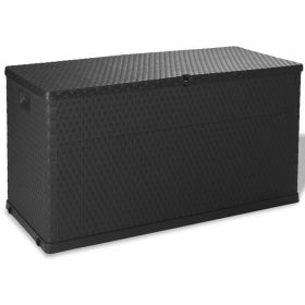Garden Storage Box Anthracite 47.2"x22"x24.8"(D0102HEJGHW)