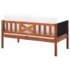 Garden Sofa 2-Seater Solid Acacia Wood(D0102HEJBMG)
