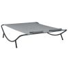 Outdoor Lounge Bed Fabric Anthracite(D0102HEJY3V)