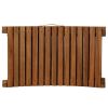 Sun Lounger with Cushion Solid Acacia Wood Dark Gray(D0102HEJ1KW)