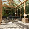 6 Piece Garden Lounge Set with Cushions Poly Rattan Gray(D0102HEJDBA)