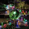 12 Pcs LED Stainless Steel Outdoor Garden Solar Lights for Pathway Walkway Patio Yard Lawn Cool White XH(D0102HPZYBY)