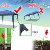 10'' x 20'' Home Use Outdoor Camping Waterproof Folding Tent with Carry Bag Blue(D0102HHVI67)