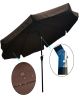 10ft Patio Umbrella Market Table Round Umbrella Outdoor Garden Umbrellas with Crank and Push Button Tilt for Pool Shade Outside RT(D0102HEBE4W)