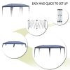 10'' x 20'' Home Use Outdoor Camping Waterproof Folding Tent with Carry Bag Blue(D0102HHVI67)