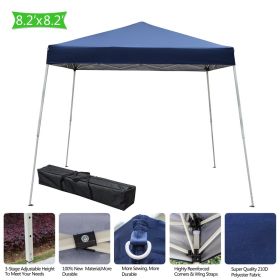 Free shipping 2.4 x 2.4m Portable Home Use Waterproof Folding Tent,Outdoor Pop Up Canopy Beach Camping Canopy  YJ(D0102HEVUTW)