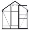 Greenhouse with Base Frame Anthracite Aluminum 38.9 ftÃ‚Â²(D0102HPZLZ7)