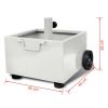 Outdoor Umbrella Stand Plant Pot White(D0102HEJEXA)