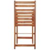 Outdoor Bistro Chairs 2 pcs Solid Acacia Wood(D0102HEJQR7)