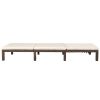 Sun Lounger with Cushion Poly Rattan Brown(D0102HEJ9NA)