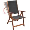 7 Piece Outdoor Dining Set Solid Acacia Wood(D0102HEJPN7)