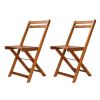 3 Piece Folding Bistro Set Solid Acacia Wood(D0102HEJQRU)