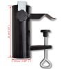 Outdoor Umbrella Holder Steel Black(D0102HEJE0W)