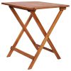 3 Piece Folding Bistro Set Solid Acacia Wood(D0102HEJQRU)
