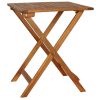 3 Piece Folding Bistro Set with Cushions Solid Acacia Wood(D0102HEJQRY)