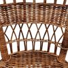Outdoor Chair Natural Rattan Brown(D0102HE0C7G)