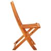 Folding Garden Chairs 8 pcs Solid Eucalyptus Wood(D0102HPZLJA)
