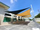 Triangular 12'x12'x12' shade sail(D0102HPZ1SA)