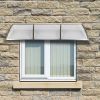 DIY 120"x 40" Window Awning Front Door Canopy Cover Yard Garden Outdoor RT(D0102HETR6W)