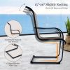 6 Pieces Patio Dining Chairs with Armrests and Neck Support(D0102HPZ3AG)