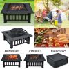 Upland 32inch Charcoal Fire Pit with Cover(D0102HHC9LA)