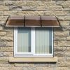 DIY 120"x 40" Window Awning Front Door Canopy Cover Yard Garden Outdoor RT(D0102HH0UTY)
