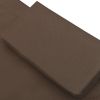Outdoor Lounge Bed with Canopy and Pillows Brown(D0102HEJYFG)