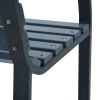 Garden Bench 47.2" Gray Wood(D0102HEJY67)