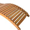 Sun Lounger Solid Acacia Wood Brown(D0102HEJ1KV)