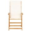 Reclining Garden Chairs 2 pcs Brown Solid Acacia Wood(D0102HEJCVG)