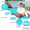 7 Pieces Rattan Sectional Sofa Set with Cushion for Patio Garden(D0102HHY1UX)