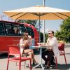 10x10 Feet Patio Offset Cantilever Umbrella with Aluminum 360Ã‚Â° Rotation Tilt(D0102HPZ3QG)