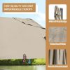 10x10 Feet Patio Offset Cantilever Umbrella with Aluminum 360Ã‚Â° Rotation Tilt(D0102HPZ3Q7)