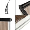 DIY 120"x 40" Window Awning Front Door Canopy Cover Yard Garden Outdoor RT(D0102HH0UTY)
