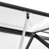 Greenhouse with Base Frame Anthracite Aluminum 51.1 ftÃ‚Â²(D0102HPZLZG)