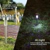 12 Pcs LED Stainless Steel Outdoor Garden Solar Lights for Pathway Walkway Patio Yard Lawn Cool White XH(D0102HPZYB7)