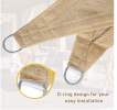 Rectangular 12'x16' shade sail(D0102HPZ17A)