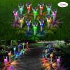 12 Pcs LED Stainless Steel Outdoor Garden Solar Lights for Pathway Walkway Patio Yard Lawn Cool White XH(D0102HPZYBY)
