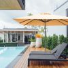 10x10 Feet Patio Offset Cantilever Umbrella with Aluminum 360Ã‚Â° Rotation Tilt(D0102HPZ32Y)