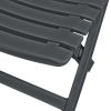 3 Piece Folding Bistro Set Plastic Anthracite(D0102HEJMV7)