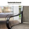 MEOOEM Patio Textilene Swivel Chairs 2PCS Outdoor Dining Chairs with Mesh Fabric Weather Resistant Furniture for Garden Backyard(D0102HP64HA)