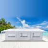 10'x30' Outdoor Canopy Party Wedding Tent,Sunshade Shelter,Outdoor Gazebo Pavilion with 5 Removable Sidewalls Upgraded Thicken Steel Tube(D0102HEV1SU)