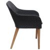 Outdoor Chairs with Cushions 2 pcs Poly Rattan Black(D0102HEJQNV)