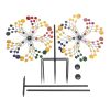 Kinetic Wind Spinners Outdoor Metal Yard Spinner with Gardening Decorations with Dual Direction Decorative Lawn Ornament Wind Mills(D0102HHVYPV)