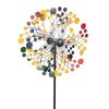 Kinetic Wind Spinners Outdoor Metal Yard Spinner with Gardening Decorations with Dual Direction Decorative Lawn Ornament Wind Mills(D0102HHVYPV)