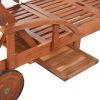 Sun Lounger Solid Acacia Wood(D0102HEJSTG)