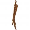 Folding Outdoor Bar Stools 2 pcs Solid Acacia Wood(D0102HEJ977)