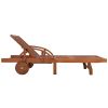 Sun Loungers 2 pcs with Table Solid Acacia Wood(D0102HE08PG)
